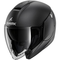 Casco Shark Citycruiser Blank Mat nero glitter