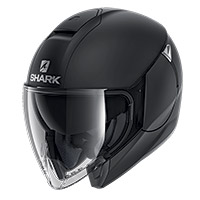 Shark Citycruiser Blank Mat Helmet Black Matt
