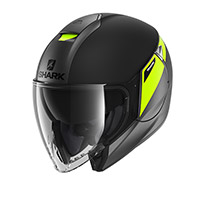 Shark Citycruiser Karonn Mat Helm schwarz gelb