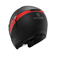 Casco Shark Citycruiser Karonn Mat negro rojo