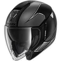 Casco Shark Citycruiser Krestone Mat Nero Grigio
