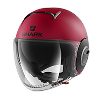 Shark Nano Street Neon Mat Helmet Red