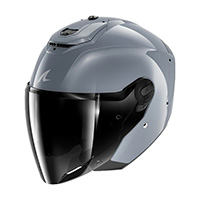 Casco Shark Rs Jet Carbon Dark Shadow Argento