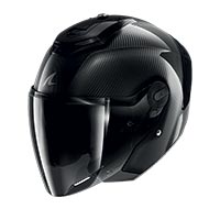 Casco Shark Rs Jet Carbon antracita brillo