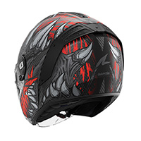 Casco Shark Rs Jet Carbon Shaytan Mat Rosso - img 2