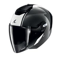 Shark Rs Jet Carbon Skin Helm rot