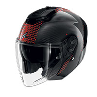 Casque Shark Rs Jet Carbon Ikonik Rouge