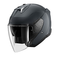 Shark Skwal i3 ジェット ブランク ヘルメット ガンメタル