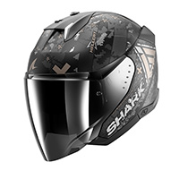 Shark Skwal i3 ジェット ヘルキャット マット ヘルメット シルバー