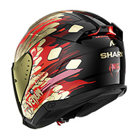 Shark Skwal i3 ジェット Venum ヘルメット レッドゴールド - img 2
