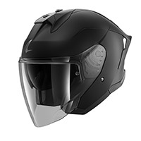 Casque Shark Skwal Jet Cup Blank Mat noir