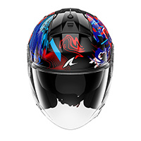 Shark Skwal Jet Pranz Helm blau rot - 3