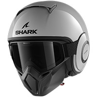 Shark Street Drak Blank Helmet Light Grey