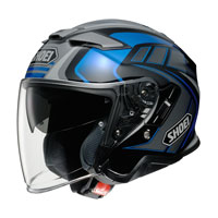 Casco Jet Shoei J-cruise 2 Aglero Tc-2 Blu