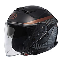 Casque Shoei J-Cruise 3 Acconic TC-9 bronze
