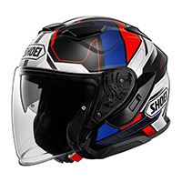 Casco Shoei J-cruise 3 Whizzy Tc-10 Rosso Blu