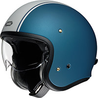 Casco SHOEI J-O Carburettor TC2 azul