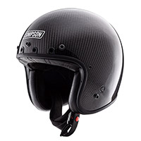 Casco Simpson Chopper Carbon nero