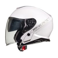 Mt Helmets Thunder 3 Sv Jet Solid A0 Blanc