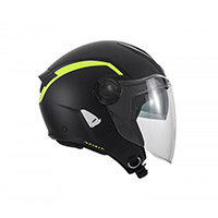 Casco Ufo Spirit Nero Giallo Fluo - img 2