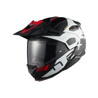 Casque Nexx X.Lifecountry Galaxy blanc rouge mat