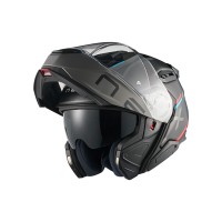 Casque Nexx X.Lifetour Strada Gris Mat Rouge