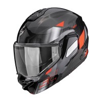 Casque Scorpion Exo Tech 2 Carbon Drift rouge