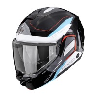 Casque Passager Scorpion Exo Tech 2 Blanc Bleu