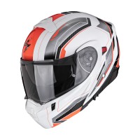 Casque Scorpion Exo 930 Evo Space blanc rouge