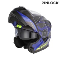 Casque Modulaire Acerbis Serel 2206 bleu jaune - img 2