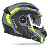 Casque Modulable Acerbis Rederwel gris jaune - 4