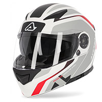 Acerbis Rederwel Modular Helm weiß rot - 2