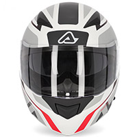 Casco Modular Acerbis Rederwel blanco rojo - 4