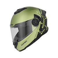 Acerbis ライダー モジュラー ヘルメット グリーン ブラック