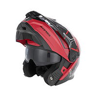 Acerbis ライダー モジュラー ヘルメット レッド ブラック - img 2