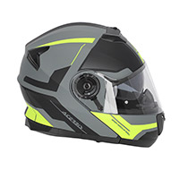 Casco Modular Acerbis Serel 2206 amarillo fluo