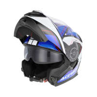 Casco Modular Acerbis Serel 2206 azul blanco