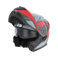 Casco Modular Acerbis Serel 2206 grau rot