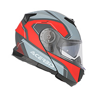 Casco Modulare Acerbis Serel 2206 Grigio Rosso - img 2
