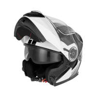 Casco Modular Acerbis Serel 2206 schwarz weiss