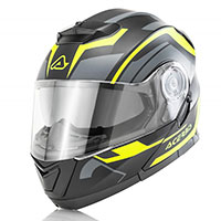 Acerbis Serel Modular Helmet Black Yellow Fluo