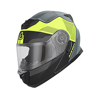 Casque modulaire Acerbis Serel 2206 noir jaune fluo - 2