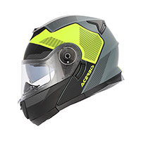 Casque modulaire Acerbis Serel 2206 noir jaune fluo - 4