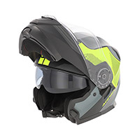 Casque modulaire Acerbis Serel 2206 noir jaune fluo