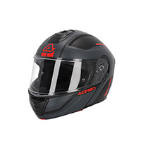 Casco Modulare Acerbis Tdc 2206 Grigio Nero - img 2