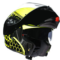 Agv Compact St Detroit Yellow Fluo Black