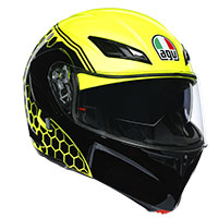 Agv Compact St Detroit Yellow Fluo Black