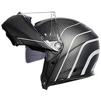 Agv Sportmodular Refractive Carbon Argento