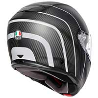 AGV Sportmodular Refractive Helm Carbon Silber - 4