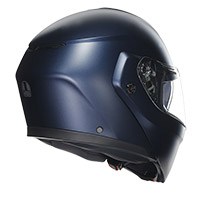 Agv Streetmodular Mono Modular Helmet Blue Matt - 3